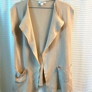 2/$15 August Silk Women’s Sleeveless Open Front Cardigan - Size Medium